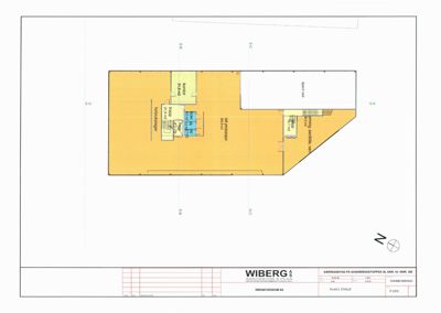 Etasjeplan (Plan 2. etasje) som viser romfordeling, arealer og funksjoner i et bygg.