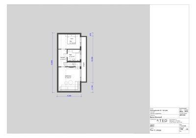 Etasjeplan (Plan U. etasje) som viser romfordeling, arealer og dimensjoner for en ny hytte.