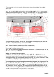 Situasjonsplan som viser tomtens beliggenhet, grenser, eksisterende og planlagt bebyggelse (hus 40a, 40b, 42a, 42b), samt høydemål og gateforhold.