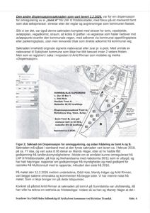 Et kart som viser et område kalt 'SUNNDALSIA ALPEGREND' med tomt A og B, vassdrag, kraftlinjer og andre geografiske element.