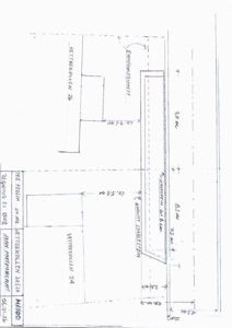 Etasjeplan eller situasjonsplan med rombetegnelser (VETTERKOLLEN 24, 26) og målspesifikasjoner.