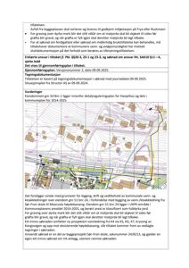 Situasjonsplan som viser eiendommen gnr. 54 bnr. 24, vann- og kloakkledninger, samt nabolag og infrastruktur.