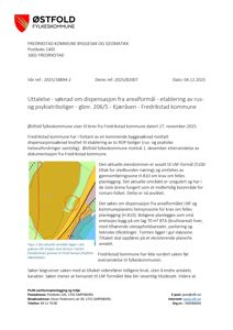 Et kart som viser eiendommen med overlagte arealformål (grønn LNF-stripe) og en markert grense til H350 Hensyn Friluftsliv Merkedalen.