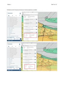 Bildet viser en situasjonsplan eller et kart fra Drammen kommune som illustrerer arealdeling og kommunale planer.