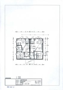 Etasjeplan (underetasje) som viser romfordeling, dører, vinduer og mål for en bolig.