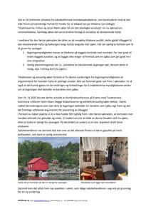 To foton som viser en rød hytte fra utsiden og et glassfelt sett bak skyvedøren.