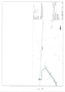 Situasjonsplan som viser eiendomsgrenser, traseer og topografi.