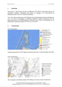 Bildet viser to kart (NGU løsmassekart og NGU kvikkleirekart) som viser geotekniske forhold på eiendommen.