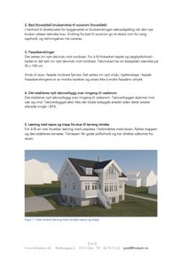 3D-visualisering av en planlagt eller endret fasade med utvidet terrasse og trapp.